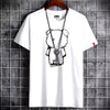 T Shirt for Men 2022 Newest Clothing Fitness White O Neck Anime Man T-Shirt for Male Oversized S-6XL New Men T-Shirts Goth Punk