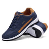 Mens Shoes Fashion Running Sneaker Casual Leather Sport Shoes Breathable Comfortable Walking Shoes