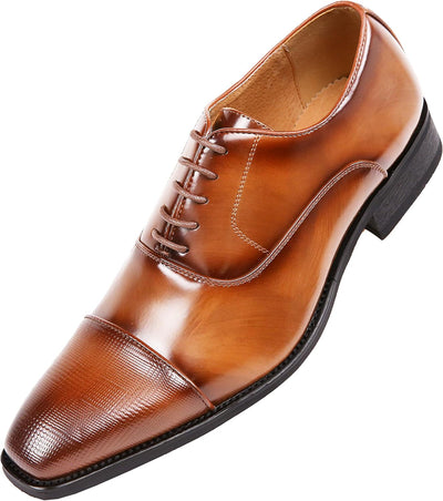 Mens Dress Shoes Conrad - Oxford Shoes for Men - Formal Shoes for Men - Smooth, Cap Toe, Lace up - Classic Shoes for Men