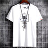 T Shirt for Men 2023 Clothing Fitness White O Neck Anime Man T-Shirt for Male Oversized S-6XL New Men T-Shirts Goth Punk